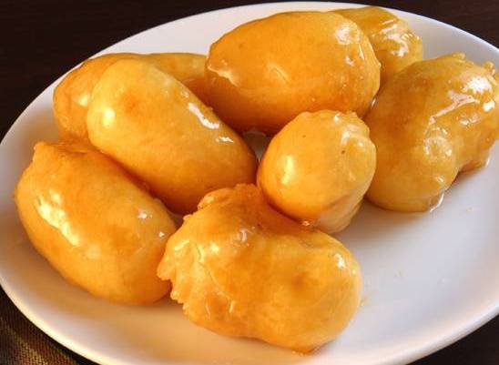 Crispy Deep Fried Apple with Honey 拔絲頻果